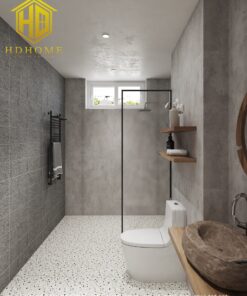 thiết kế nội thất tối giản gam trắng nâu