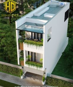 Thiết kế nhà hiện đại 3 tầng