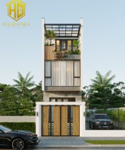 Nhà ống 3 tầng hiện đại