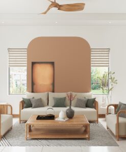 Nội Thất Tone Trắng Nâu Sáng Hiện Đại